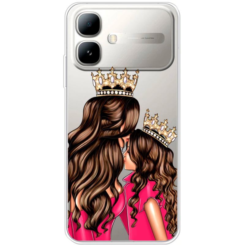 Прозорий чохол BoxFace Infinix Smart 20 Queen and Princess