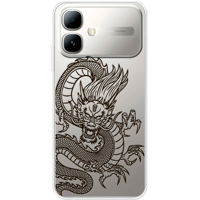 Прозорий чохол BoxFace Infinix Smart 20 Chinese Dragon