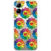 Прозорий чохол BoxFace Infinix Smart 20 Hippie Flowers