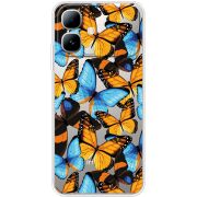 Прозорий чохол BoxFace Infinix Smart 20 Butterfly Morpho