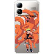 Прозорий чохол BoxFace Infinix Smart 20 Naruto and Kurama