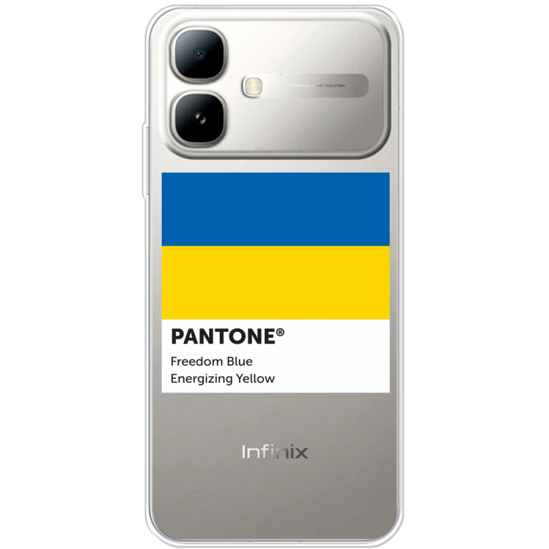 Прозорий чохол BoxFace Infinix Smart 20 Pantone вільний синій