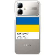 Прозорий чохол BoxFace Infinix Smart 20 Pantone вільний синій