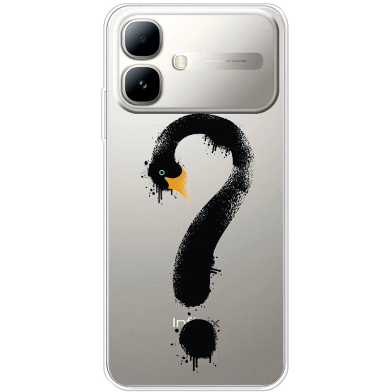 Прозорий чохол BoxFace Infinix Smart 20 Swan question