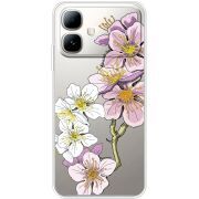 Прозорий чохол BoxFace Infinix Smart 20 Cherry Blossom