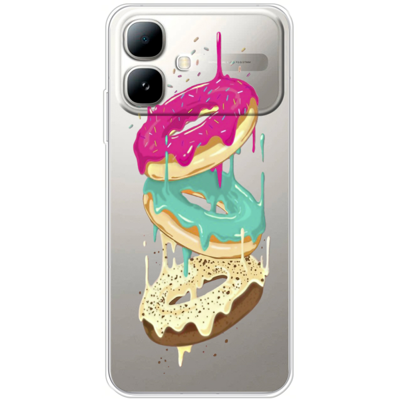 Прозорий чохол BoxFace Infinix Smart 20 Donuts