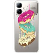 Прозорий чохол BoxFace Infinix Smart 20 Donuts