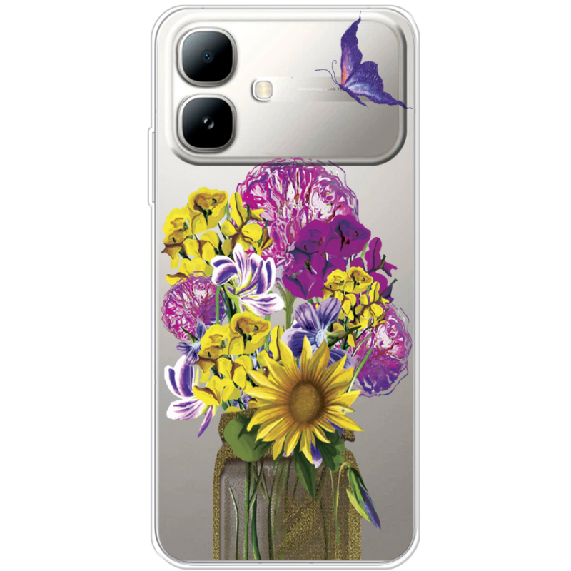 Прозорий чохол BoxFace Infinix Smart 20 My Bouquet