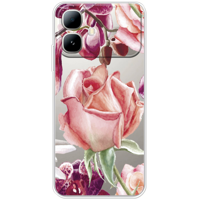 Прозорий чохол BoxFace Infinix Smart 20 Rose