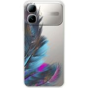 Прозорий чохол BoxFace Infinix Smart 20 Feathers