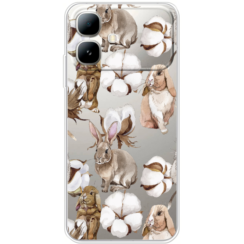 Прозорий чохол BoxFace Infinix Smart 20 Cotton and Rabbits