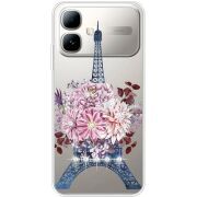 Чохол зі стразами Infinix Smart 20 Eiffel Tower
