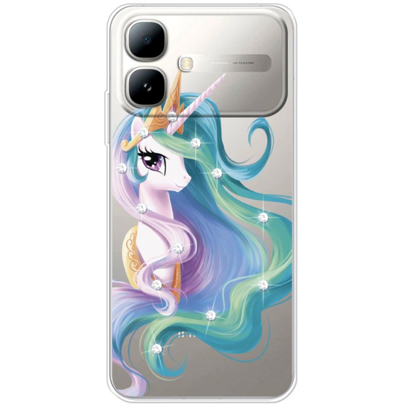 Чохол зі стразами Infinix Smart 20 Unicorn Queen