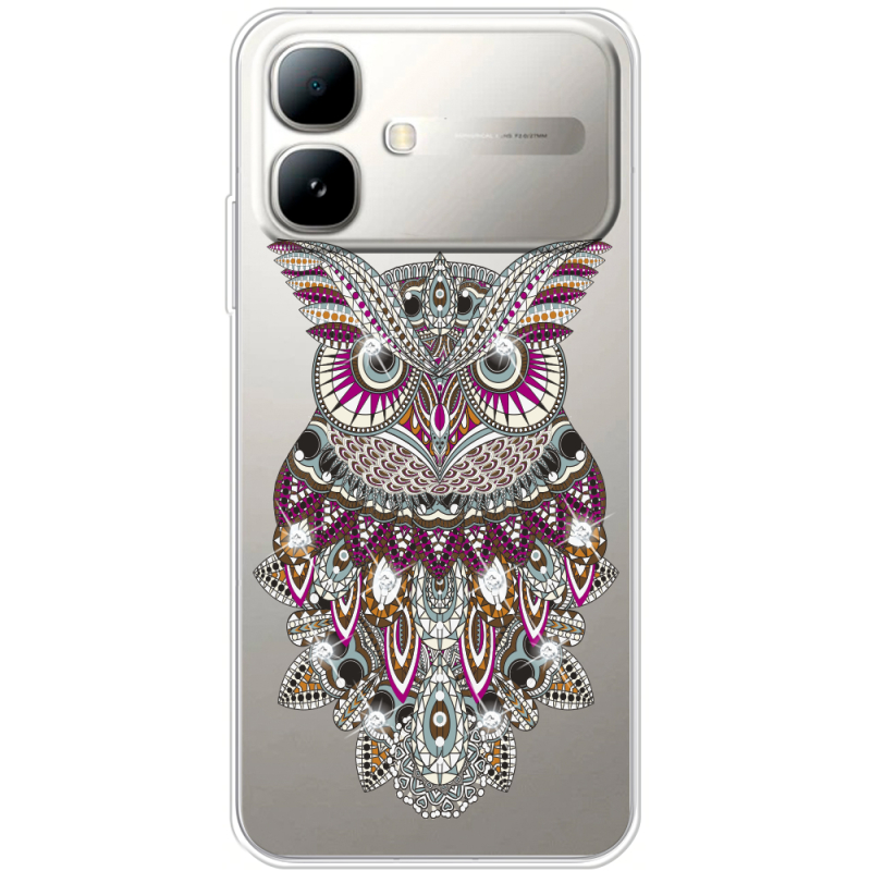 Чохол зі стразами Infinix Smart 20 Owl