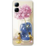 Чохол зі стразами Infinix Smart 20 Little Boy and Girl