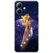 Чохол зі стразами Infinix Smart 20 Girl with Umbrella