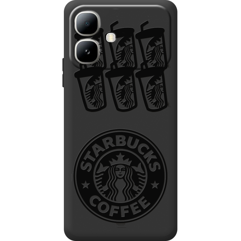 Чорний чохол BoxFace Infinix Smart 20 Black Coffee