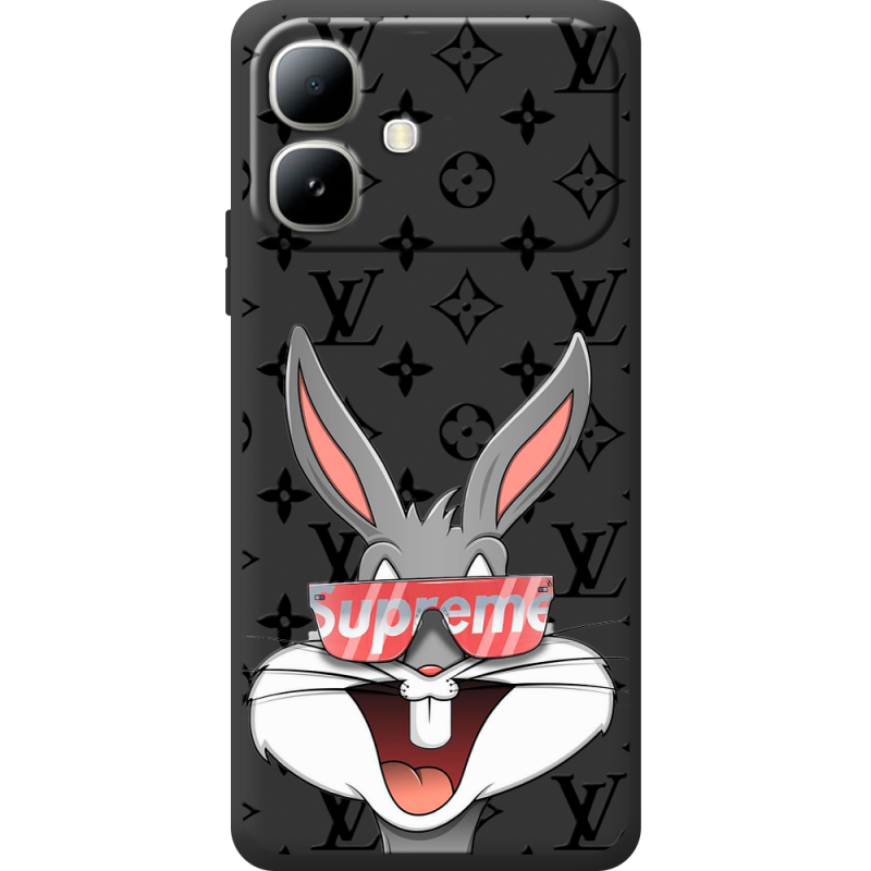 Чорний чохол BoxFace Infinix Smart 20 looney bunny