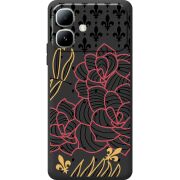 Чорний чохол BoxFace Infinix Smart 20 FranceFlowers