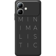 Чорний чохол BoxFace Infinix Smart 20 Minimalistic