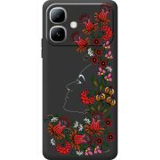 Чорний чохол BoxFace Infinix Smart 20 3D Ukrainian Muse