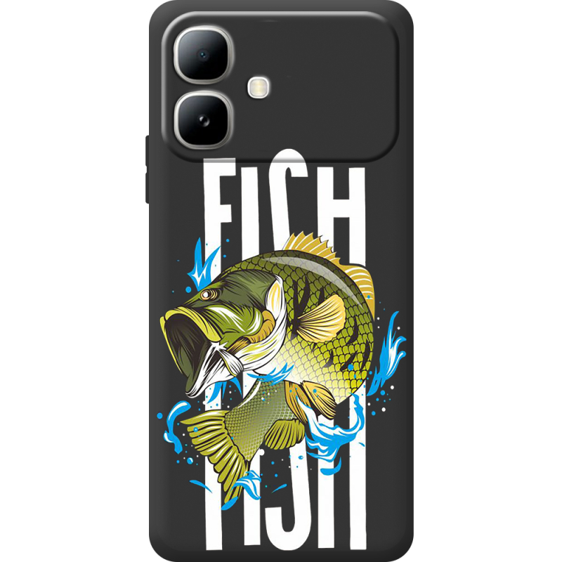 Чорний чохол BoxFace Infinix Smart 20 Fish