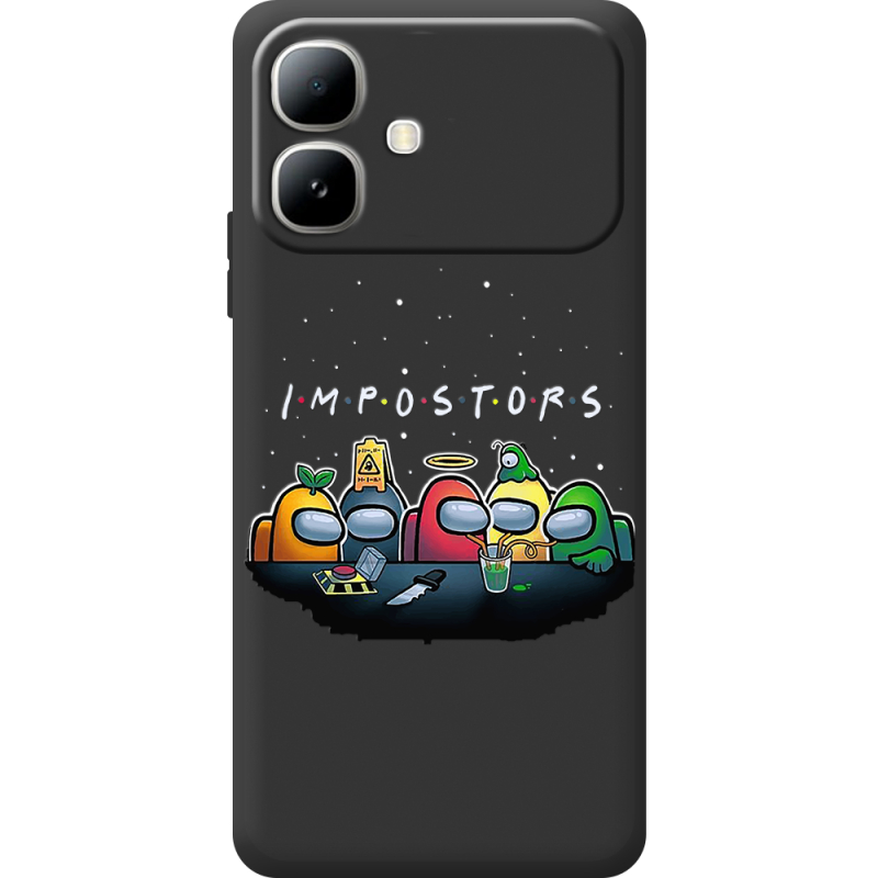 Чорний чохол BoxFace Infinix Smart 20 Among Us Impostors