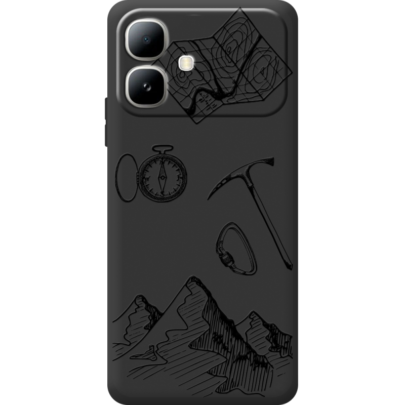 Чорний чохол BoxFace Infinix Smart 20 Mountains
