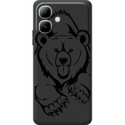 Чорний чохол BoxFace Infinix Smart 20 Grizzly Bear