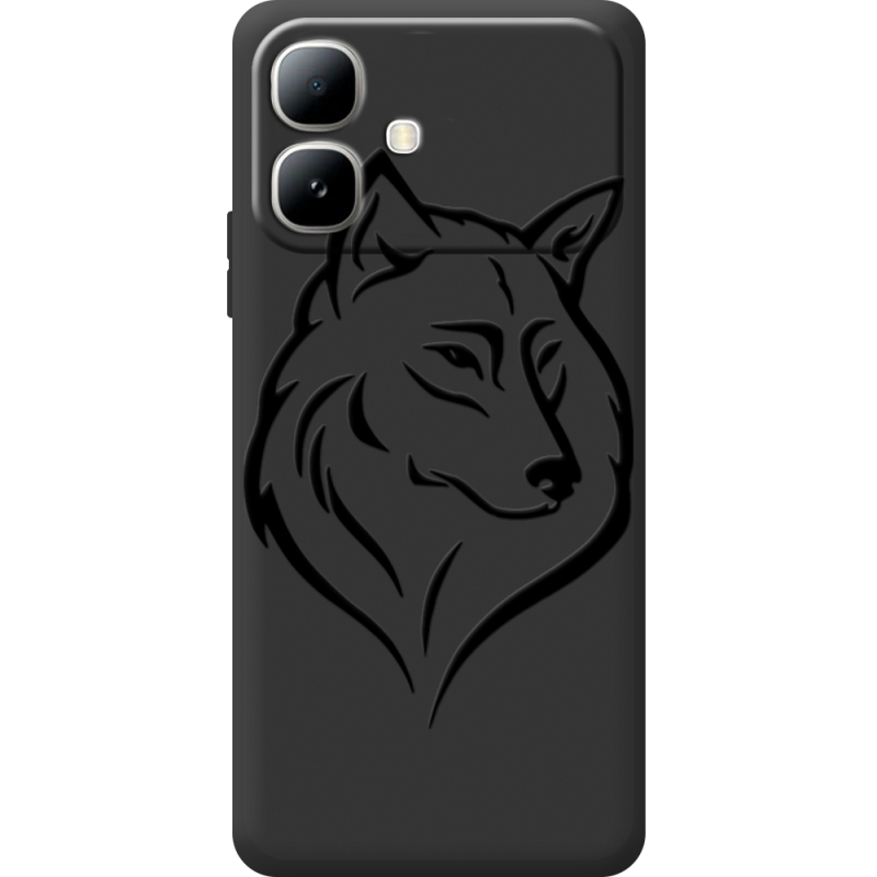 Чорний чохол BoxFace Infinix Smart 20 Wolf