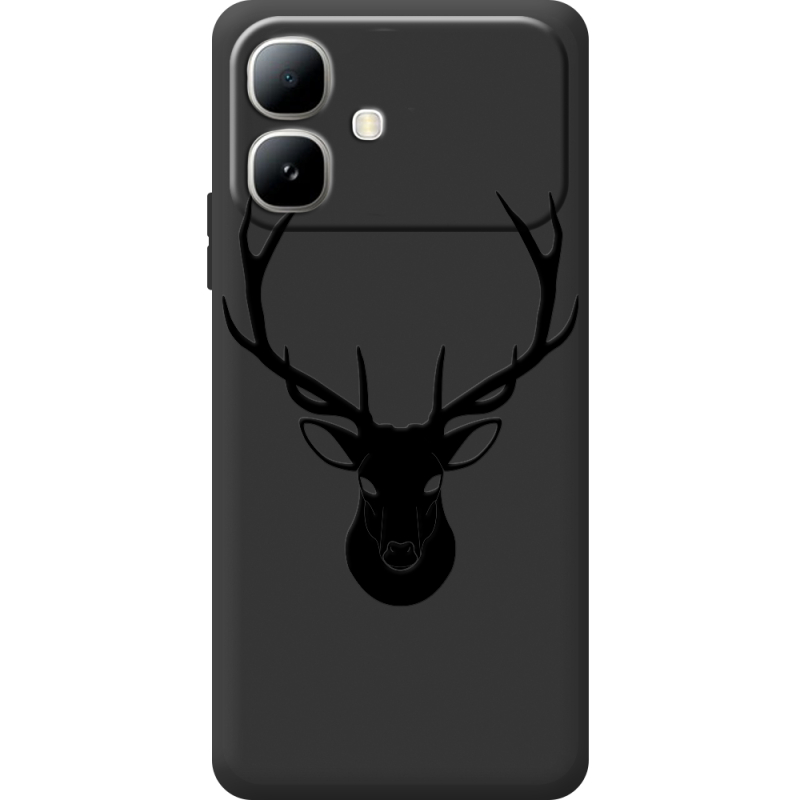 Чорний чохол BoxFace Infinix Smart 20 Deer