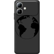 Чорний чохол BoxFace Infinix Smart 20 Earth