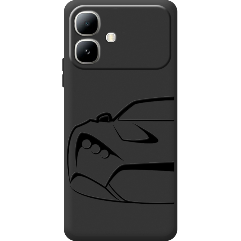Чорний чохол BoxFace Infinix Smart 20 Sportcar