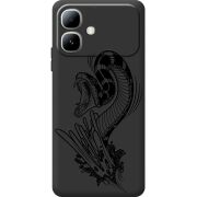Чорний чохол BoxFace Infinix Smart 20 Snake
