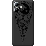 Чорний чохол BoxFace Infinix Smart 20 Hugin and Munin
