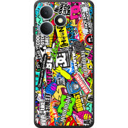 Чохол BoxFace Realme Note 80 Multicolored Inscriptions