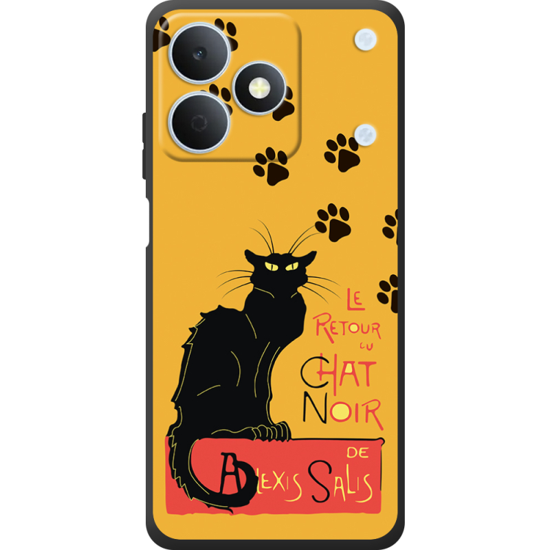 Чохол BoxFace Realme Note 80 Noir Cat