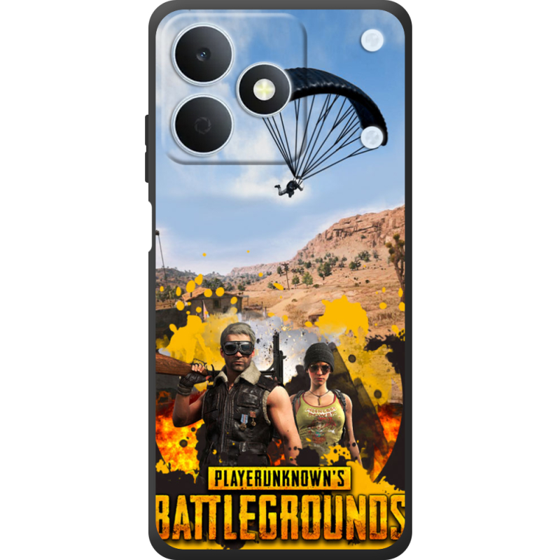 Чохол BoxFace Realme Note 80 Pubg parachute