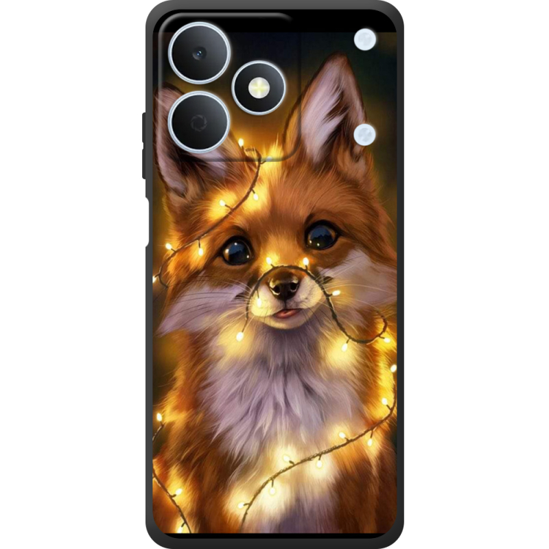 Чохол BoxFace Realme Note 80 Різдвяна лисичка