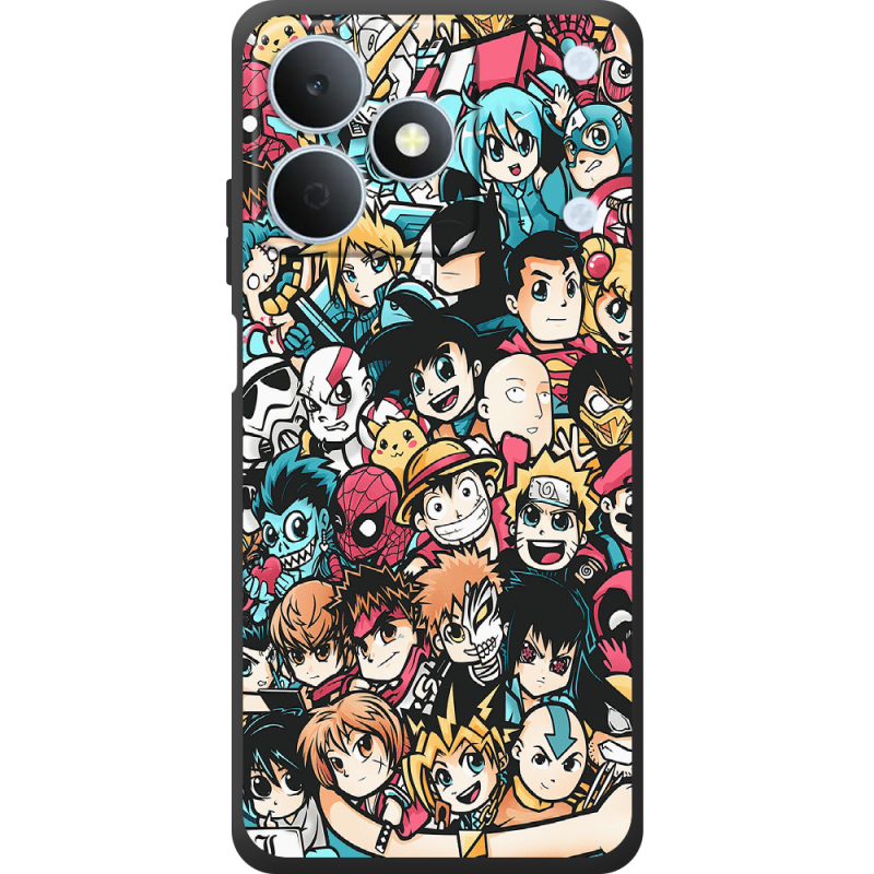 Чохол BoxFace Realme Note 80 Anime Stickers