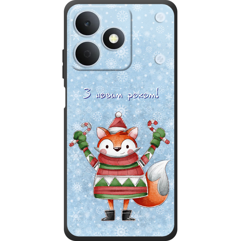 Чохол BoxFace Realme Note 80 Fox З новим роком!