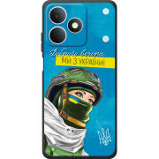 Чохол BoxFace Realme Note 80 Захисниця з України