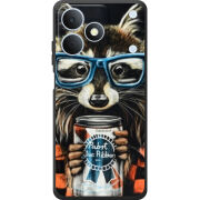Чохол BoxFace Realme Note 80 Енот с банкой