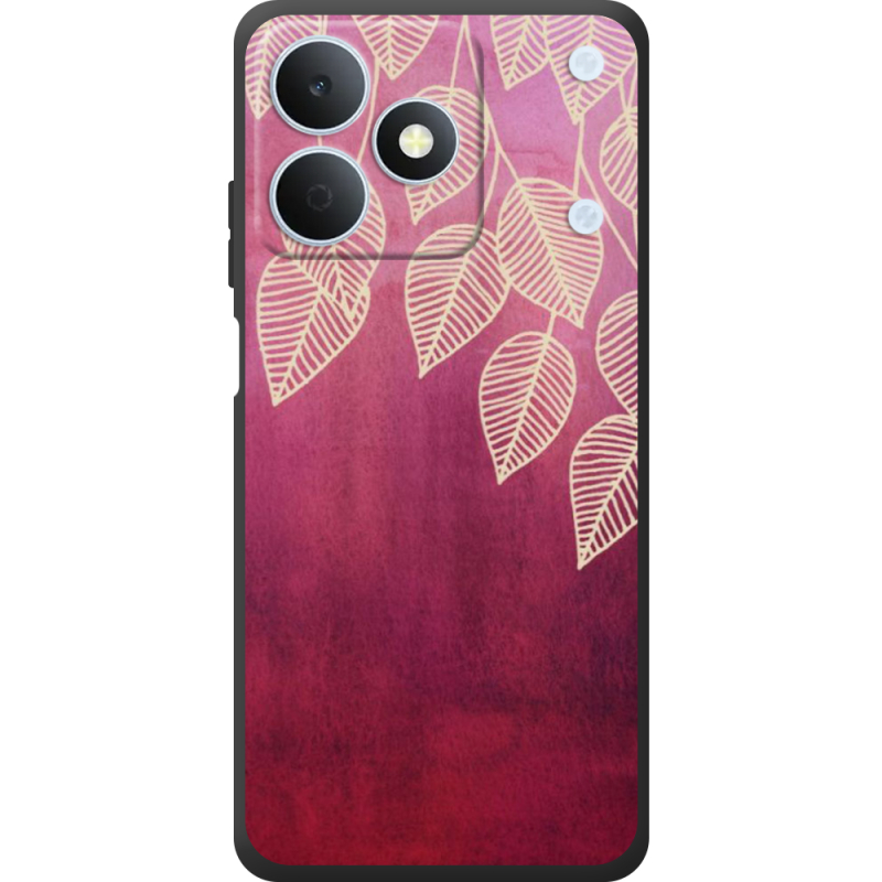 Чохол BoxFace Realme Note 80 Gold Leaves