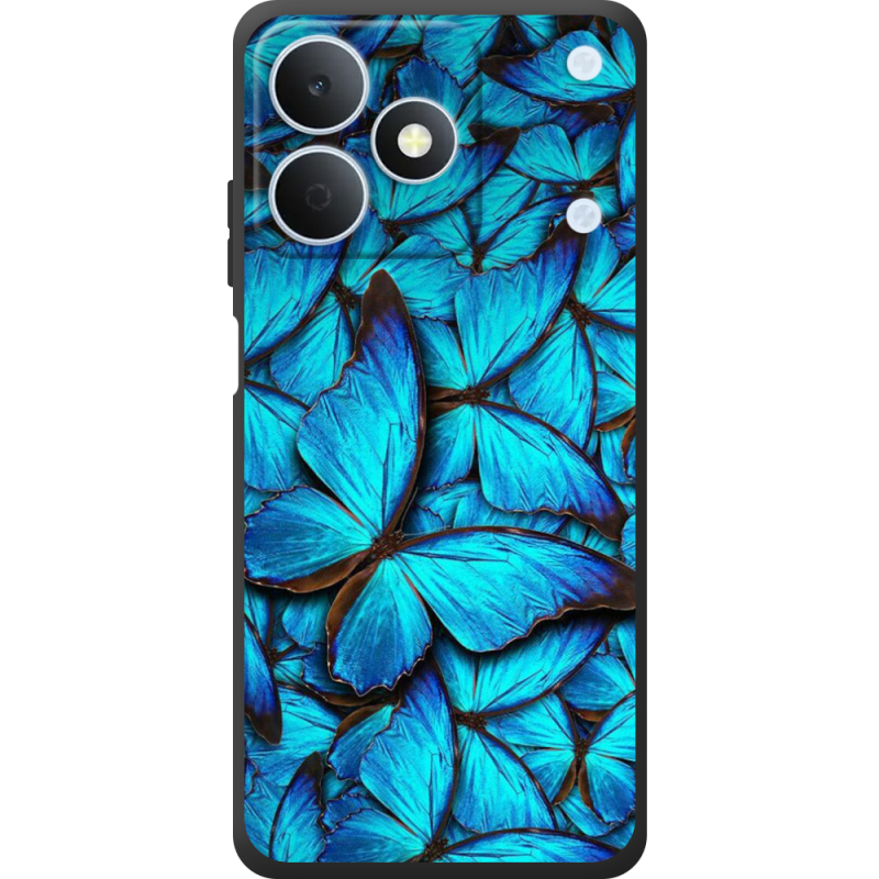 Чохол BoxFace Realme Note 80 лазурные бабочки