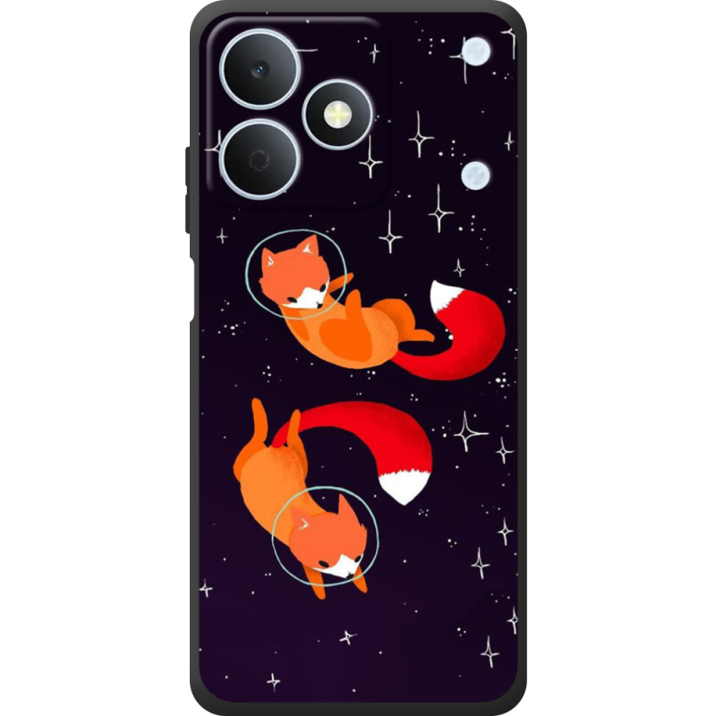 Чохол BoxFace Realme Note 80 Fox-Astronauts
