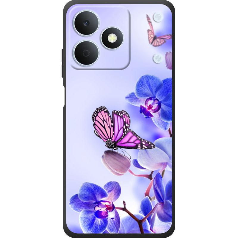 Чохол BoxFace Realme Note 80 Orchids and Butterflies
