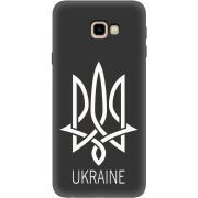 Черный чехол Uprint Samsung J415 Galaxy J4 Plus 2018 Тризуб монограмма ukraine