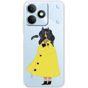 Прозорий чохол BoxFace Realme Note 80 Just a Girl