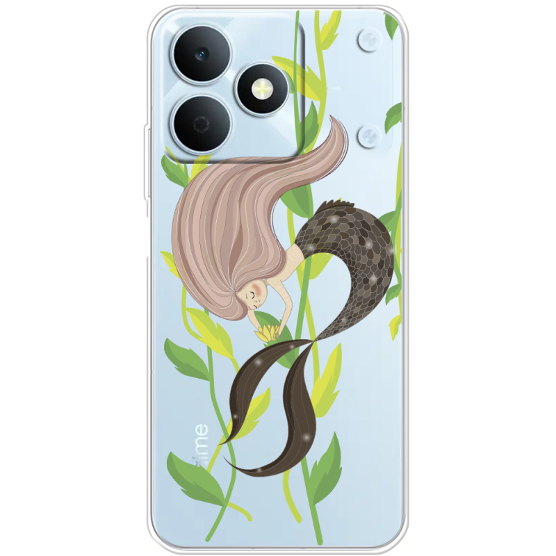 Прозорий чохол BoxFace Realme Note 80 Cute Mermaid
